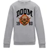 Детский Свитшот Doom 1993 Серый меланж фото