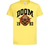 Дитяча футболка Doom 1993 Лимонний фото