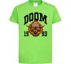 Дитяча футболка Doom 1993 Лаймовий фото