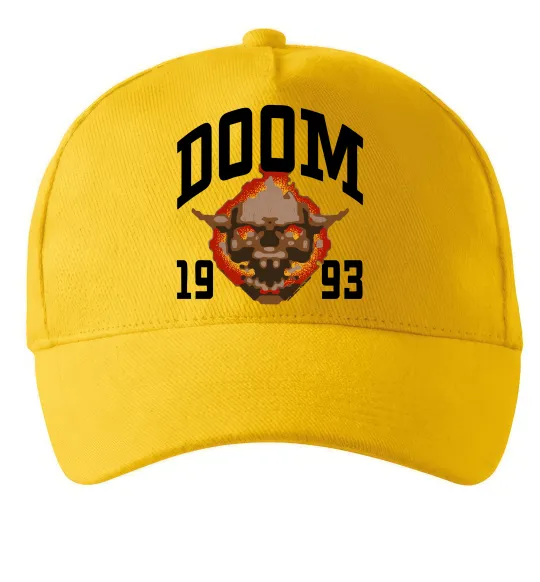 Кепка Doom 1993 Солнечно желтый фото