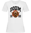 Женская футболка Doom 1993 Белый фото