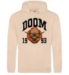 Мужская толстовка (худи) Doom 1993 Песочный фото