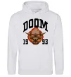 Женская толстовка (худи) Doom 1993 Серый меланж фото