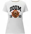 Жіноча преміум футболка Doom 1993 Білий Жіноча преміум футболка Doom 1993 Білий фото