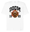 Футболка Оверсайз Doom 1993 Белый фото