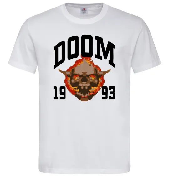 Мужская футболка Doom 1993 Белый фото