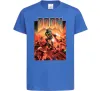 Дитяча футболка Doom retro Яскраво-синій фото