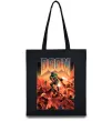 Эко-сумка Doom retro Черный фото