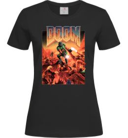 Женская футболка Doom retro Женская футболка Doom retro