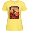 Женская футболка Doom retro Лимонный фото