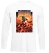 Лонгслів Doom retro Білий фото