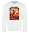 Свитшот Doom retro Белый фото
