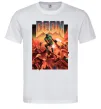 Мужская футболка Doom retro Белый фото