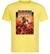 Мужская футболка Doom retro Лимонный фото