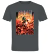 Мужская футболка Doom retro Графит фото