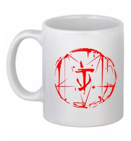Чашка керамическая Doom runes