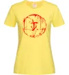 Женская футболка Doom runes Лимонный фото