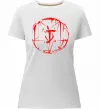 Жіноча преміум футболка Doom runes Білий фото
