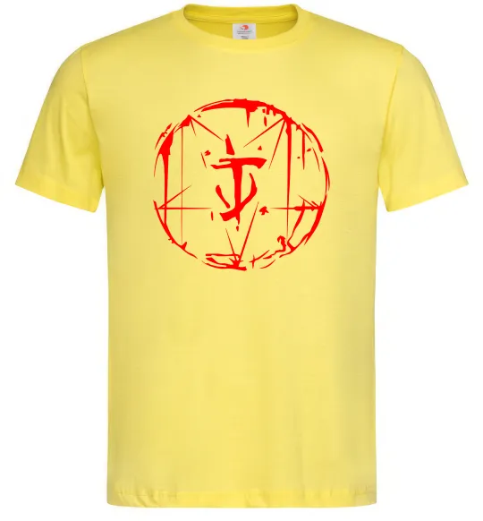 Мужская футболка Doom runes Лимонный фото