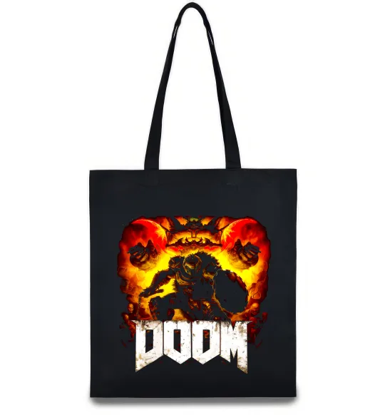 Эко-сумка Battle Doom Черный фото