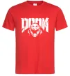 Мужская футболка Doom Красный фото