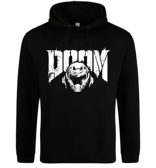 Женская толстовка (худи) Doom Черный фото