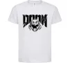 Детская футболка Doom Белый фото