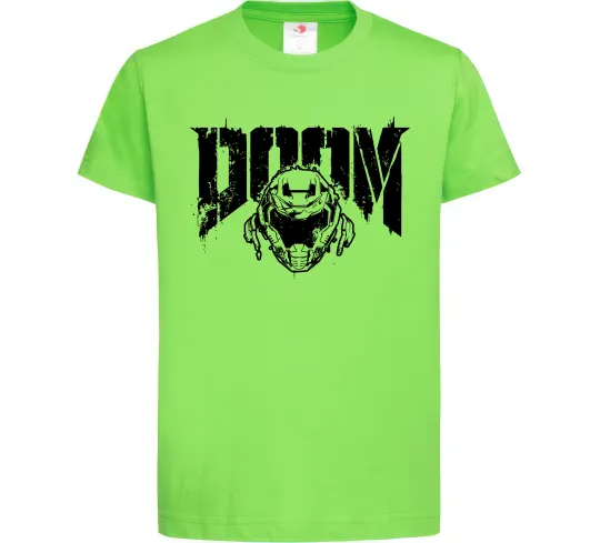 Детская футболка Doom Лаймовый фото