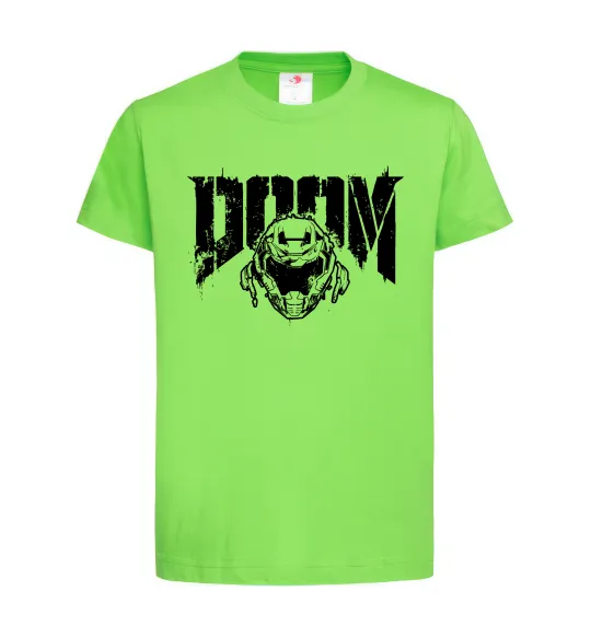 Детская футболка Doom Лаймовый фото