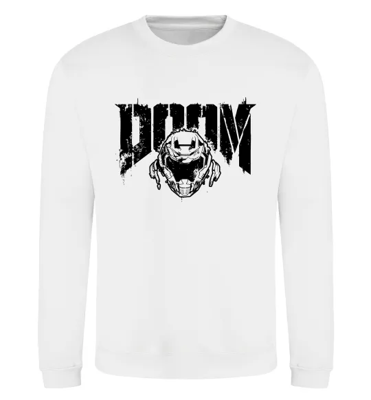 Свитшот Doom Белый фото