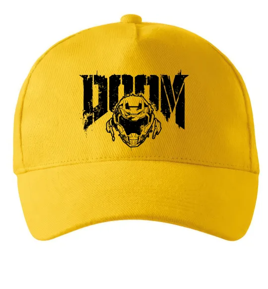 Кепка Doom Солнечно желтый фото