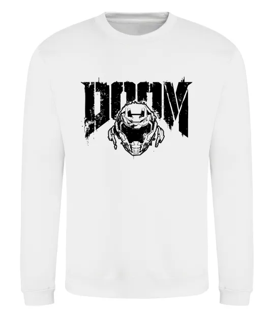 Світшот Doom Білий фото
