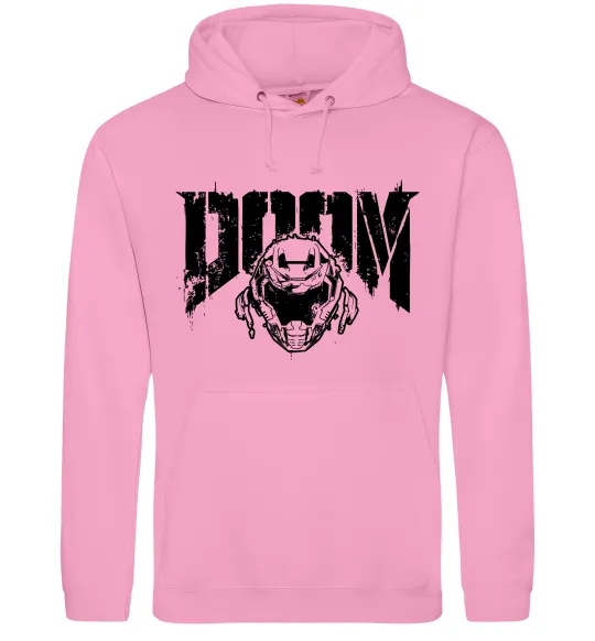 Мужская толстовка (худи) Doom Розовый фото