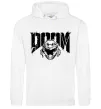 Женская толстовка (худи) Doom Белый фото