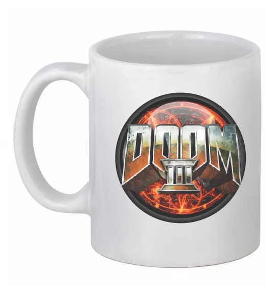 Чашка керамическая Doom 3 Белый фото
