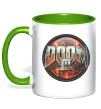 Чашка з кольоровою ручкою Doom 3 Лаймовий Чашка з кольоровою ручкою Doom 3 Лаймовий фото