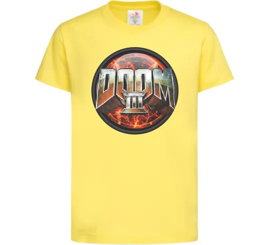 Детская футболка Doom 3 Лимонный фото