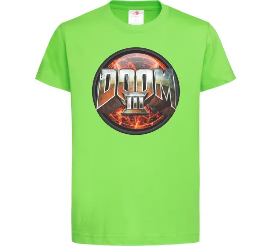 Детская футболка Doom 3 Лаймовый фото