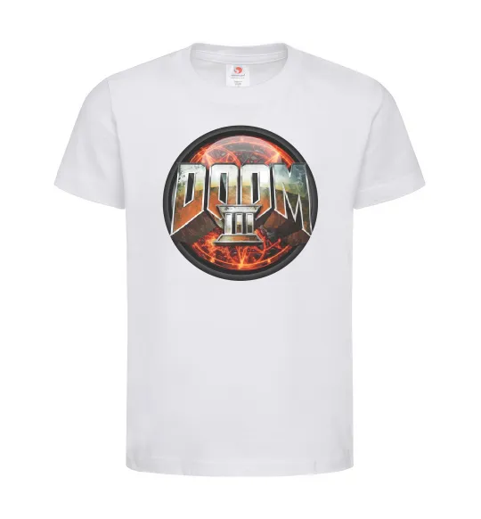 Детская футболка Doom 3 Белый фото