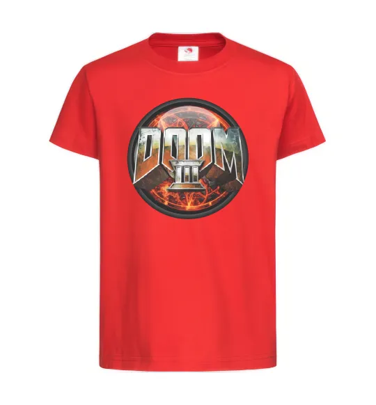 Детская футболка Doom 3 Красный фото