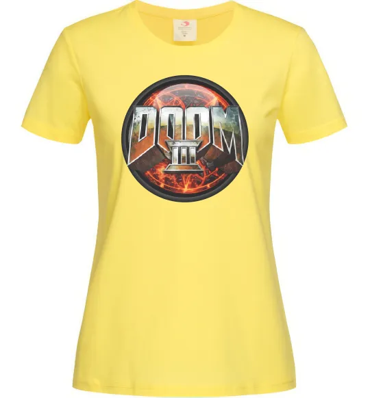 Женская футболка Doom 3 Лимонный фото
