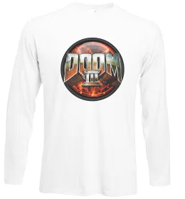 Лонгслив Doom 3 Белый фото