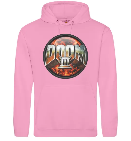 Жіноча толстовка (худі) Doom 3 Рожевий фото