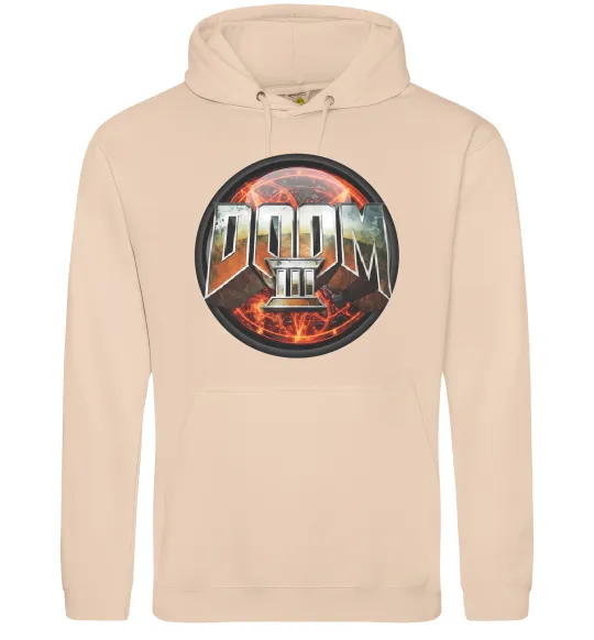 Жіноча толстовка (худі) Doom 3 Пісочний фото