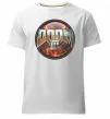 Мужская премиум футболка Doom 3 Белый фото