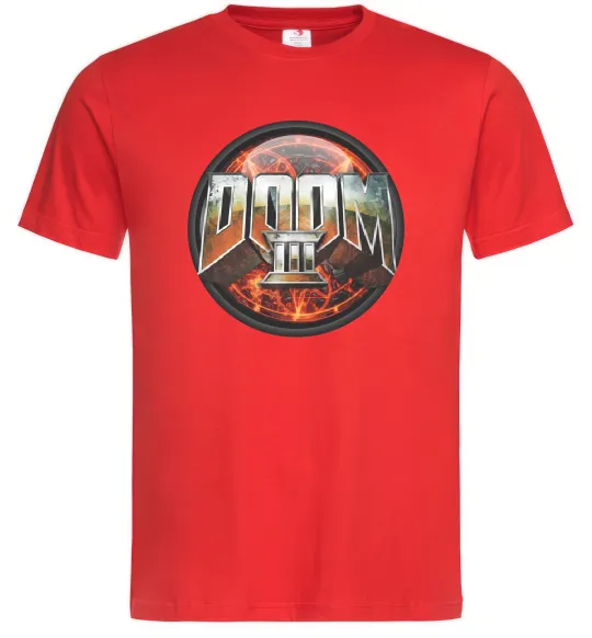 Мужская футболка Doom 3 Красный фото