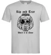 Мужская футболка Rip and tear Серый фото