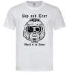 Мужская футболка Rip and tear Белый фото