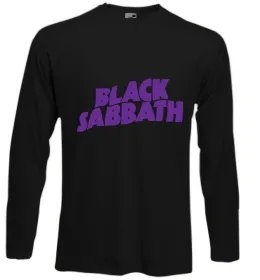 Лонгслив Black Sabbath logo, колір - чорний, розмір - L Черный фото