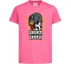 Детская футболка Chiken dinner Ярко-розовый фото